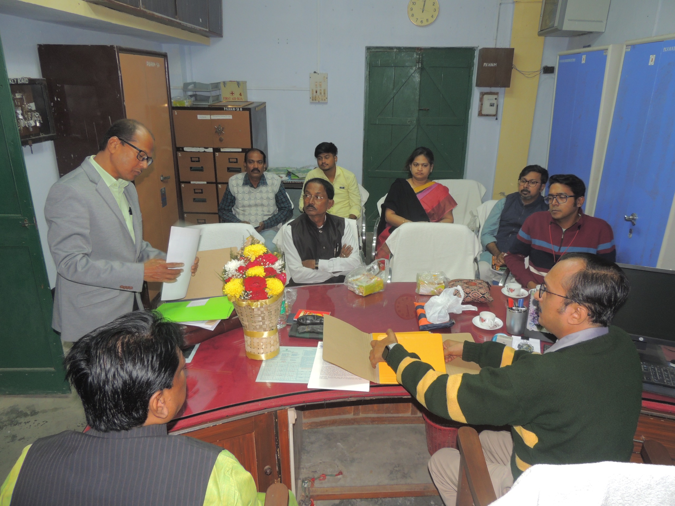 Charge Hand Over from Teacher-in-Charge to Principal